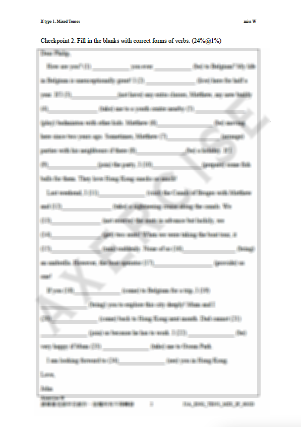 If + Tenses _003
