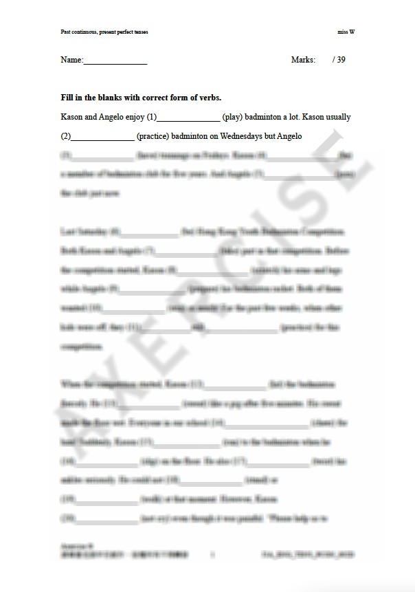 Past Continuous + Mixed Tense _002