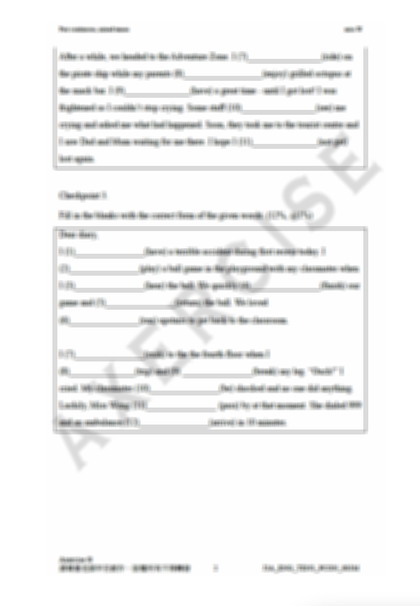 Past Continuous + Mixed Tense _003