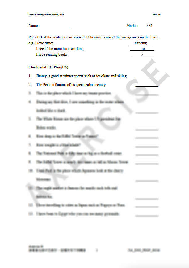 Proofreading (Which, Who, Where) _003