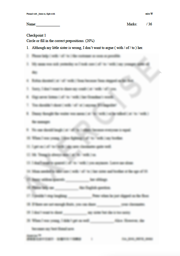 Phrasal Verbs (listen to, fight with) _004
