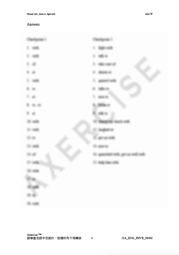 Phrasal Verbs (listen to, fight with) _004