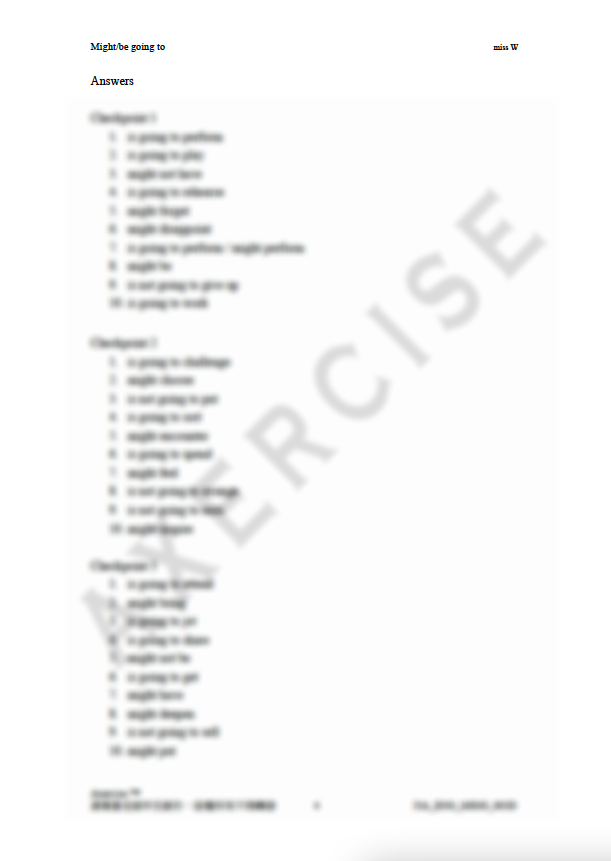 Be going to / Might _003