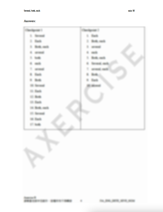 Several, Both, Each _002