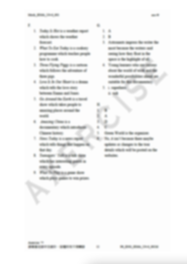 Mock _001 (Head Start 6A Unit 4-6)