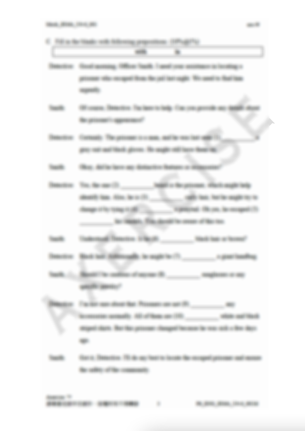 Mock _001 (Head Start 6A Unit 4-6)