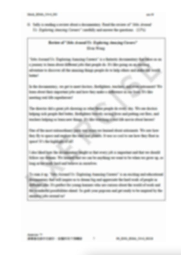 Mock _001 (Head Start 6A Unit 4-6)