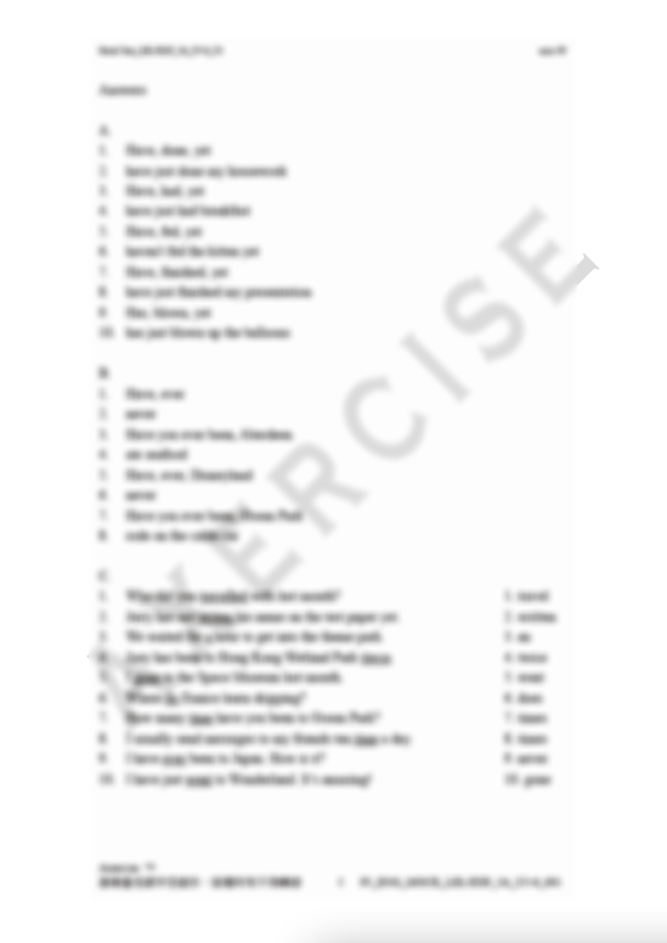 Mock Test _001 (Longman Elect 及 Express 5A Unit 5-6)