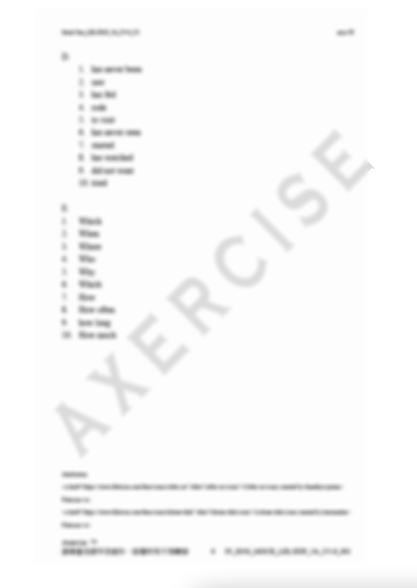 Mock Test _001 (Longman Elect 及 Express 5A Unit 5-6)