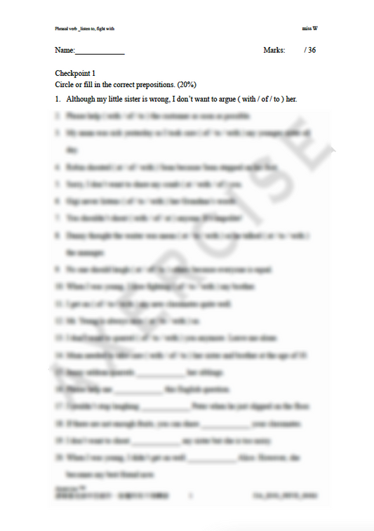 Phrasal Verbs (listen to, fight with) _004