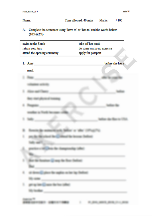 Mock (Head Start 5B Unit 1-3) _001