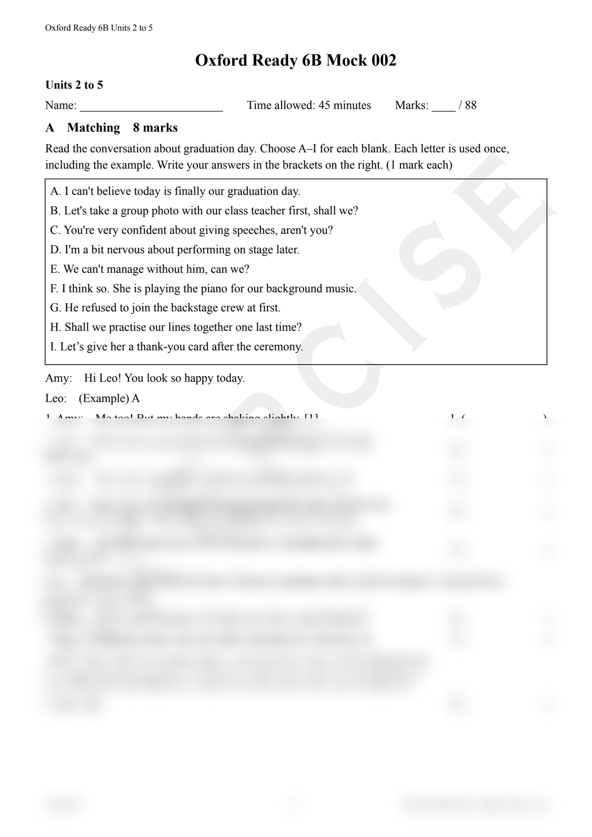 Oxford Ready 6B Units 2–5 Mock 002 — page 1 preview